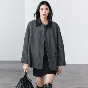NWT Zara Wool Oversized Coat